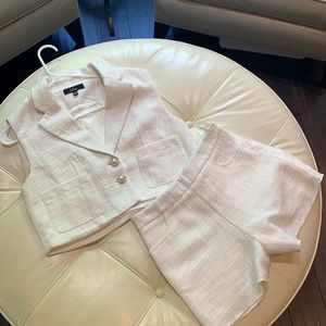 Lulus tweed short set small